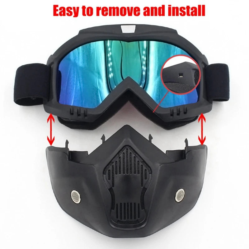 Anti-Fog Mask Helmet 